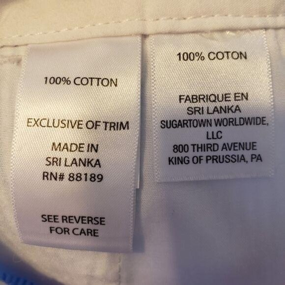 Lilly Pulitzer Buttercup Scallop Hem Striped Shorts Size 000 Blue & White Cotton - Picture 6 of 8